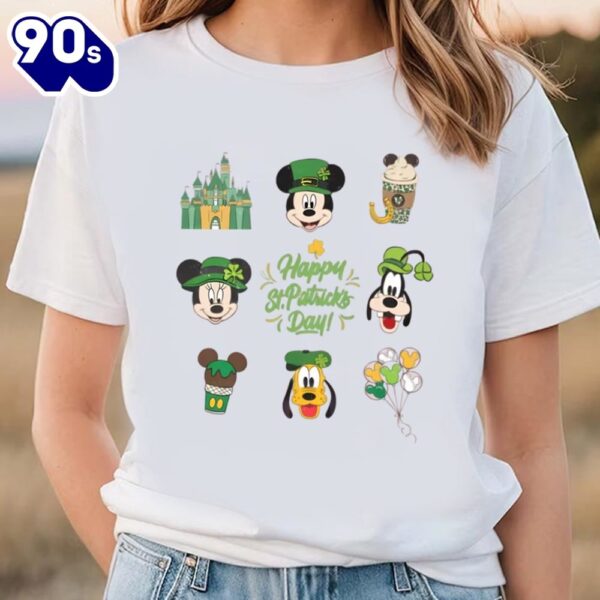 Disney Mickey Mouse And Friends Goofy Shamrock St. Patricks Day…