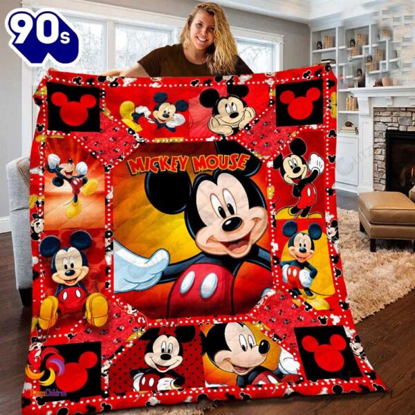 Disney Mickey Mouse Cute Lovely Blanket 2