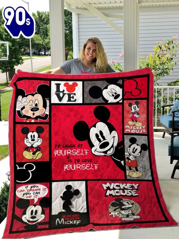 Disney Mickey Mouse To Laugh At Yourself Is To Love Yourself Christmas Gift
