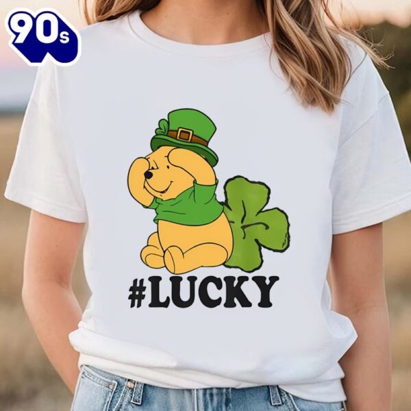 Disney Pooh Winnie The Lucky Shamrock St. Patrick’s Day Shirt