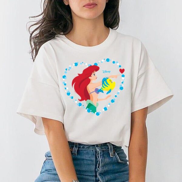 Disney Princes Ariel Shirt Heart – Valentine’s Day Shirt