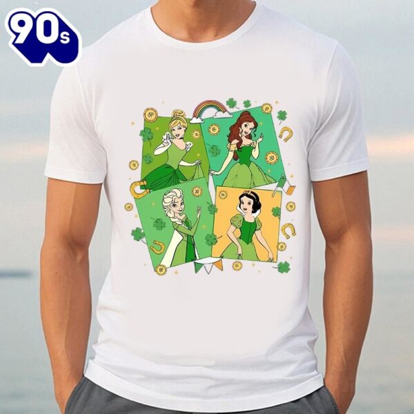 Disney Princess Happy St. Patrick’s Day Shirt, Disney Balloons…