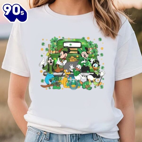 Disney St Patricks Day Shirt, Lucky Mickey And Friends Shirt