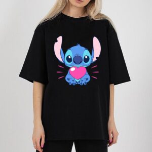 Disney Stitch Happy Valentine’s Day Matching T-Shirt Gift Valentine’s Shirt