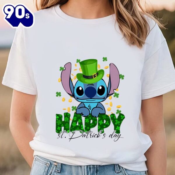 Disney Stitch St. Patrick’s Day Shirt, Stitch Shenanigans Irish…
