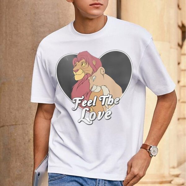 Disney The Lion King Valentine’s Day Feel The Love T-Shirt