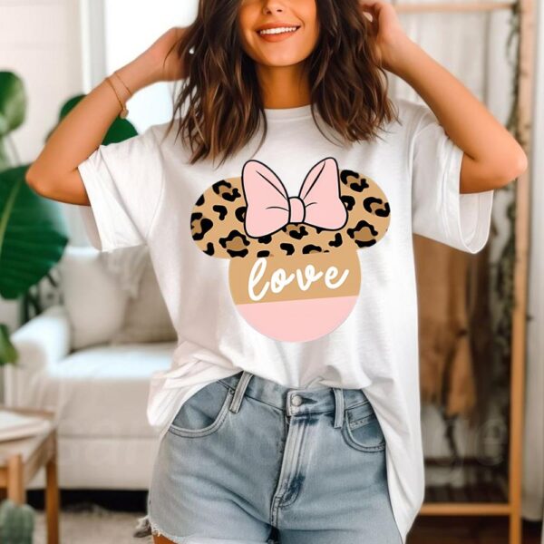 Disney Valentine T-Shirt Disney Women Valentine Minnie Ear Shirt