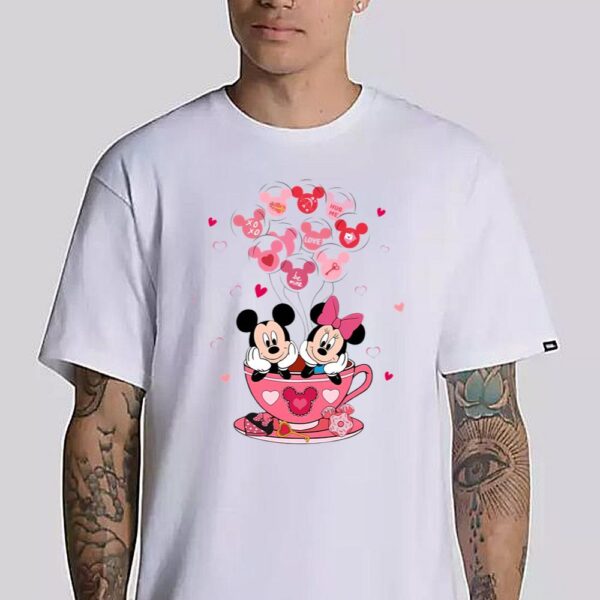 Disney Valentine T-Shirt Mickey Minnie Valentine Shirt
