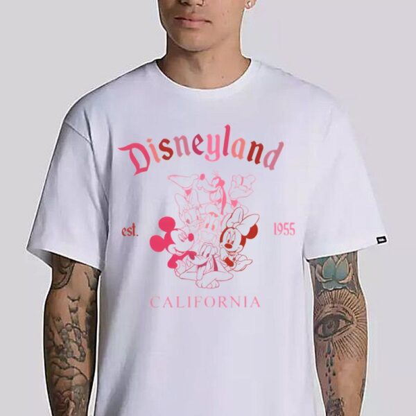 Disney Valentine T-ShirtValentine’s Day Mickey And Friends T-Shirt