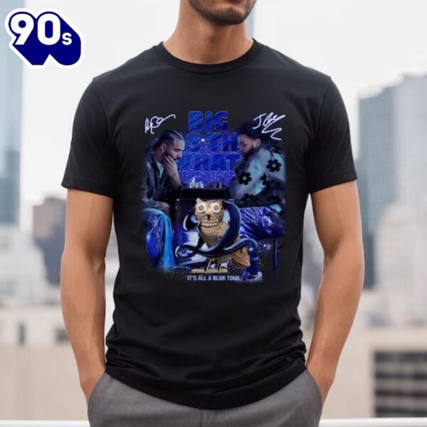 Drake J Cole Big As The What Tour 2024 Shirt, Drake J Cole It’s All Blur Tour Shirts