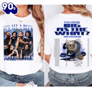 Drake J Cole It’s All Blur Tour 2024 T-shirt