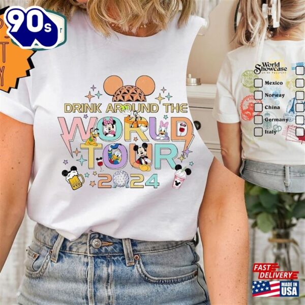 Drink Around The World Epcot Shirt Tour 2024