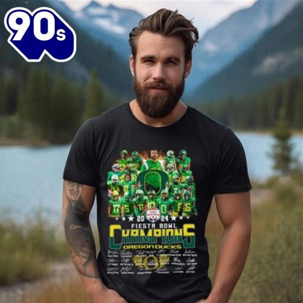 Ducks 2024 Fiesta Bowl Champions Shirt