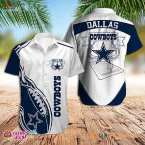 Fire Balls Graphic Dallas Cowboys Hawaiian Shirts Daring Look