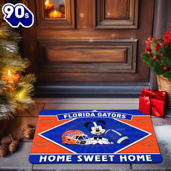 Florida Gators NCAA And Mickey Mouse Doormat