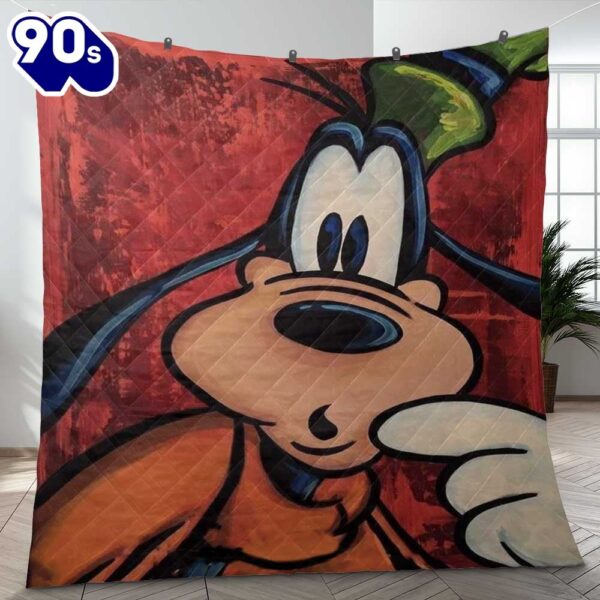 Funny Face Goofy Mickey Mouse Disney Character Gifts Lover Blanket