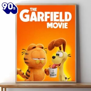 Garfield The Movie 2024 First Look New Poster Home Decor Canvas