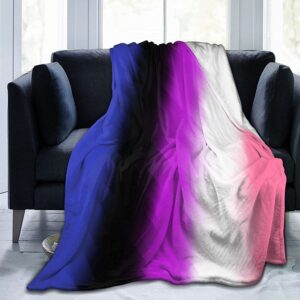 Genderfluid Pride Flannel Fleece Throw…