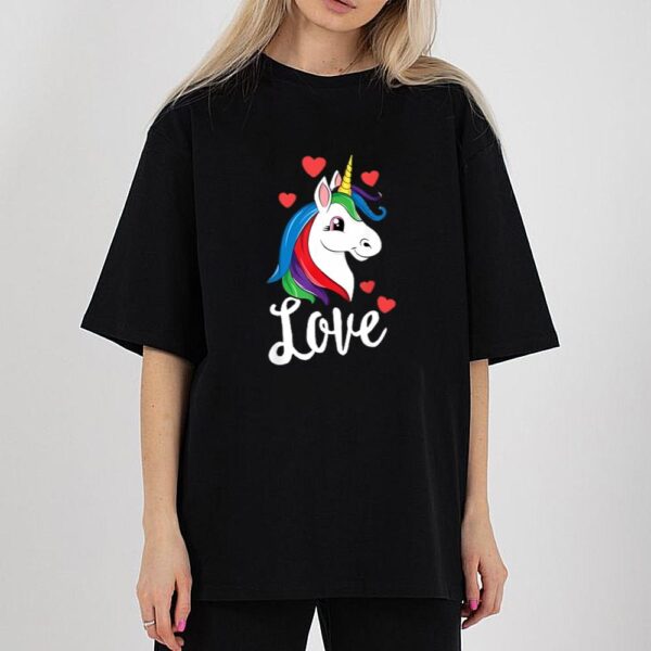 Giraffe Valentine’s Day T-Shirt For Girls Boys Kids Gifts