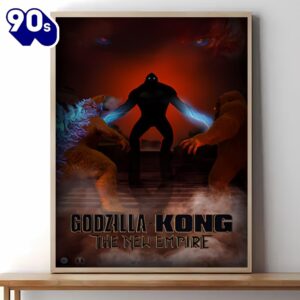 Godzilla X Kong The New Empire 2024 Movie Poster Art Print Wall