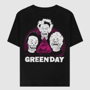 Green Day Band Tour 2024 Zombie Pyramid New TEE Unisex Black T-shirt