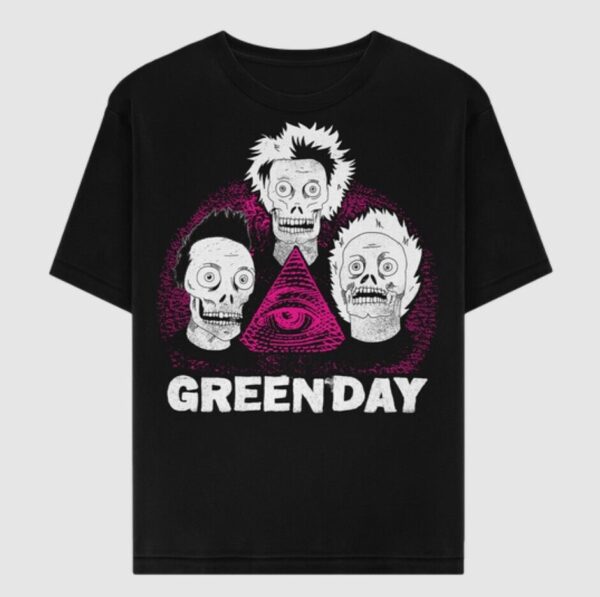 Green Day Band Tour 2024 Zombie Pyramid New TEE Unisex Black T-shirt