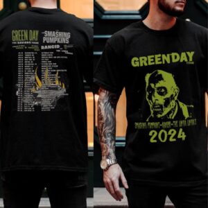 Green Day Band  World Music Tour 2023 2024 The Saviors Tour shirt