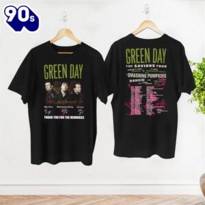 Green Day The Saviors Tour 2024 T-Shirt Gift Fans Music