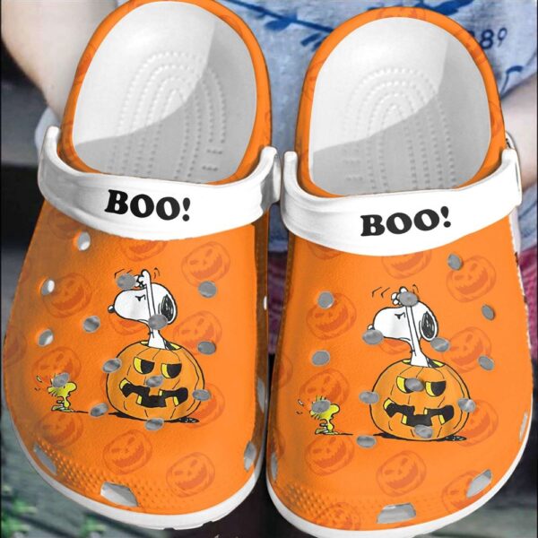 Halloween Snoopy Boo In The Pumpkin The Peanut Movie Crocs Crocband Clogs