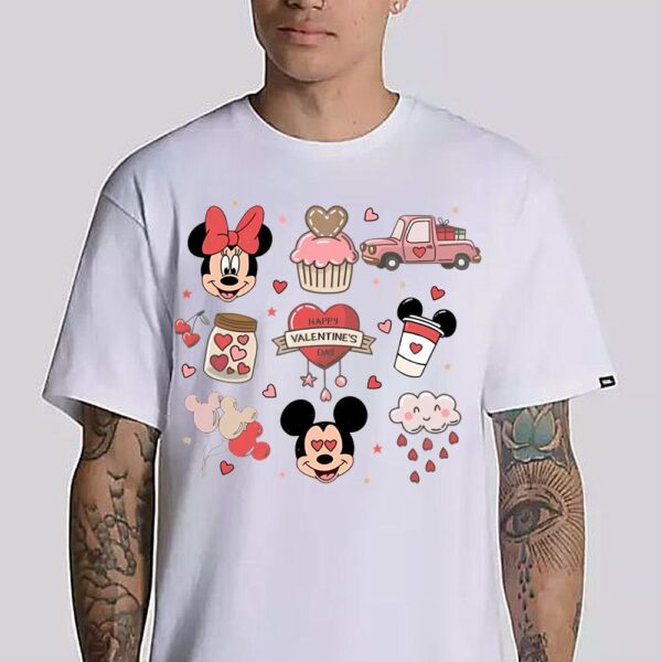 Happy Valenine’s Day T-Shirt Disney Valentine T-Shirt Love T-Shirt
