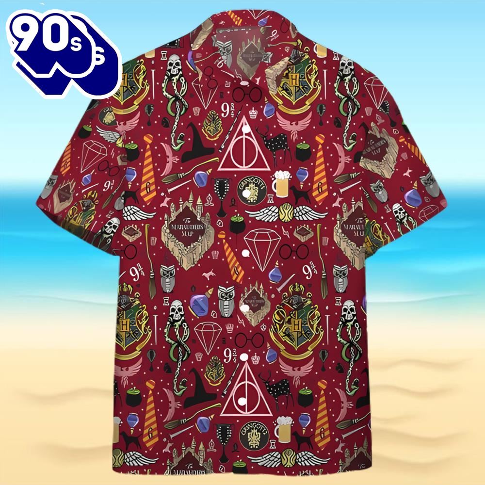 Harry Potter Gryffindor Items Hawaiian Shirt