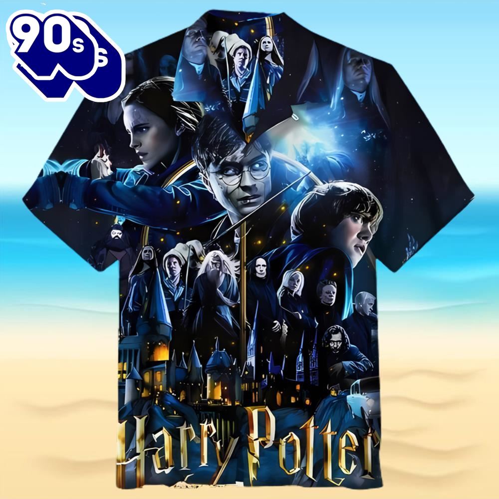 Harry Potter Hogwarts All Over Print 3D Hawaiian Shirt