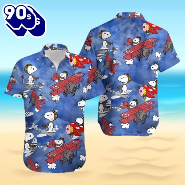 Hawaii Shirt Snoopy Vintage Cotton Mens Hawaiian Shirt