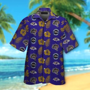 Hawaiian Baltimore Ravens Tropical Shirt…
