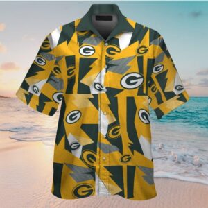 Hawaiian Green Bay Packers Shirt…