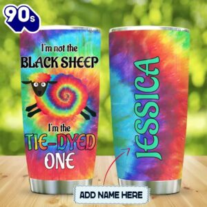 Hippie Black Sheep Personalized Tumbler
