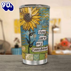 Hippie Sunflower Stainless Steel Cup