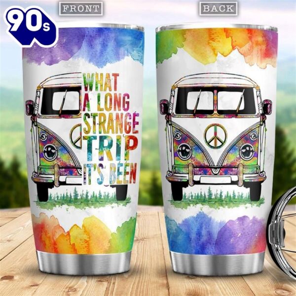 Hippie Van What A Long Strange Trip Its Been Stainless Steel Cup