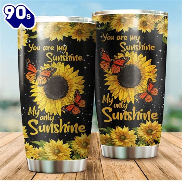 Hippie You Are My Sunshine Gift For Lover Travel Tumbler