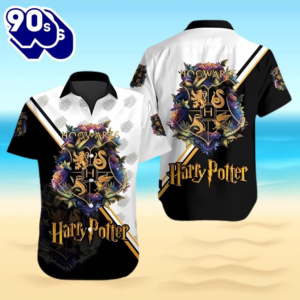 Hog Warts Harry Potter All Over Print 3D Hawaiian Shirt
