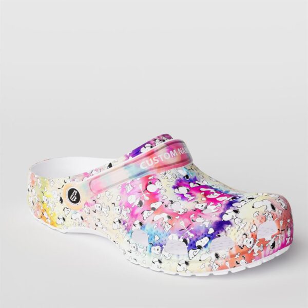Huracan Tie-dye Snoopy Gifts Crocs Clog Shoes