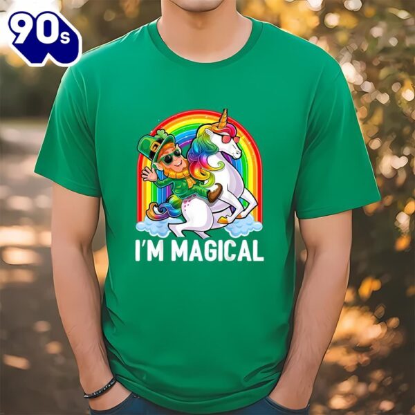 I’m Magical St Patricks Day Unicorn Leprechaun Shirt