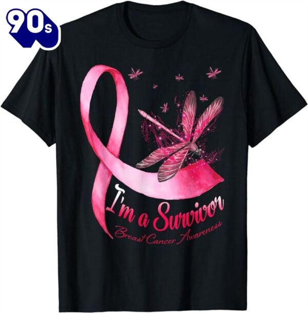 I’m A Survivor Dragonfly Breast Cancer Awareness Shirt