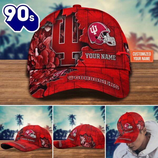 Indiana Hoosiers Custom New Arrivals Trending Cap  NCAA Cap