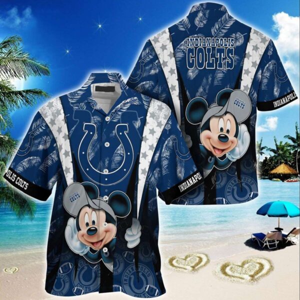 Indianapolis Colts Mickey Mouse  NFL Hawaiian Shirt