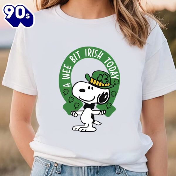 Irish Snoopy St Patricks Day Shirt Greetings Day Shamrock Shirt