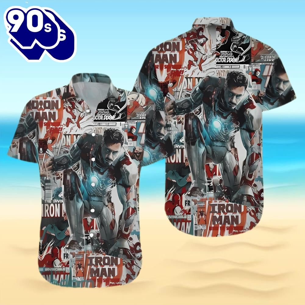 Iron Man Cute Summer Gift Hawaiian Shirt For Men And Women