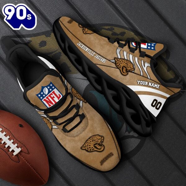 Jacksonville Jaguars NFL Clunky Shoes For Fans Custom Name And Number