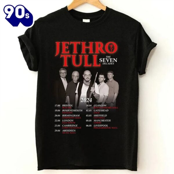 Jethro Tull T-Shirt Tour 2024 Music Shirt Unisex For Fans