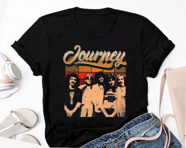 Journey Rock Band 90s Vintage Shirt, Journey Band Freedom Tour 2024 Shirt